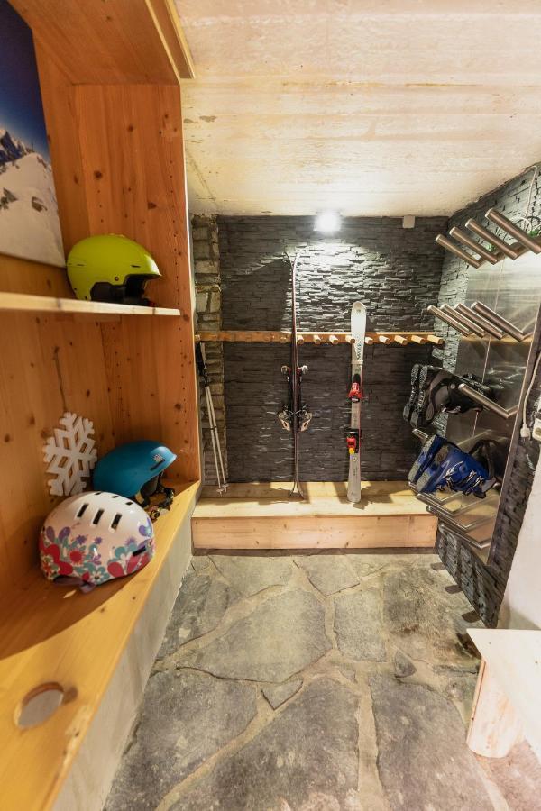 Panorama-Ferienhaus mit Sauna im Stubaital Mieders Bagian luar foto
