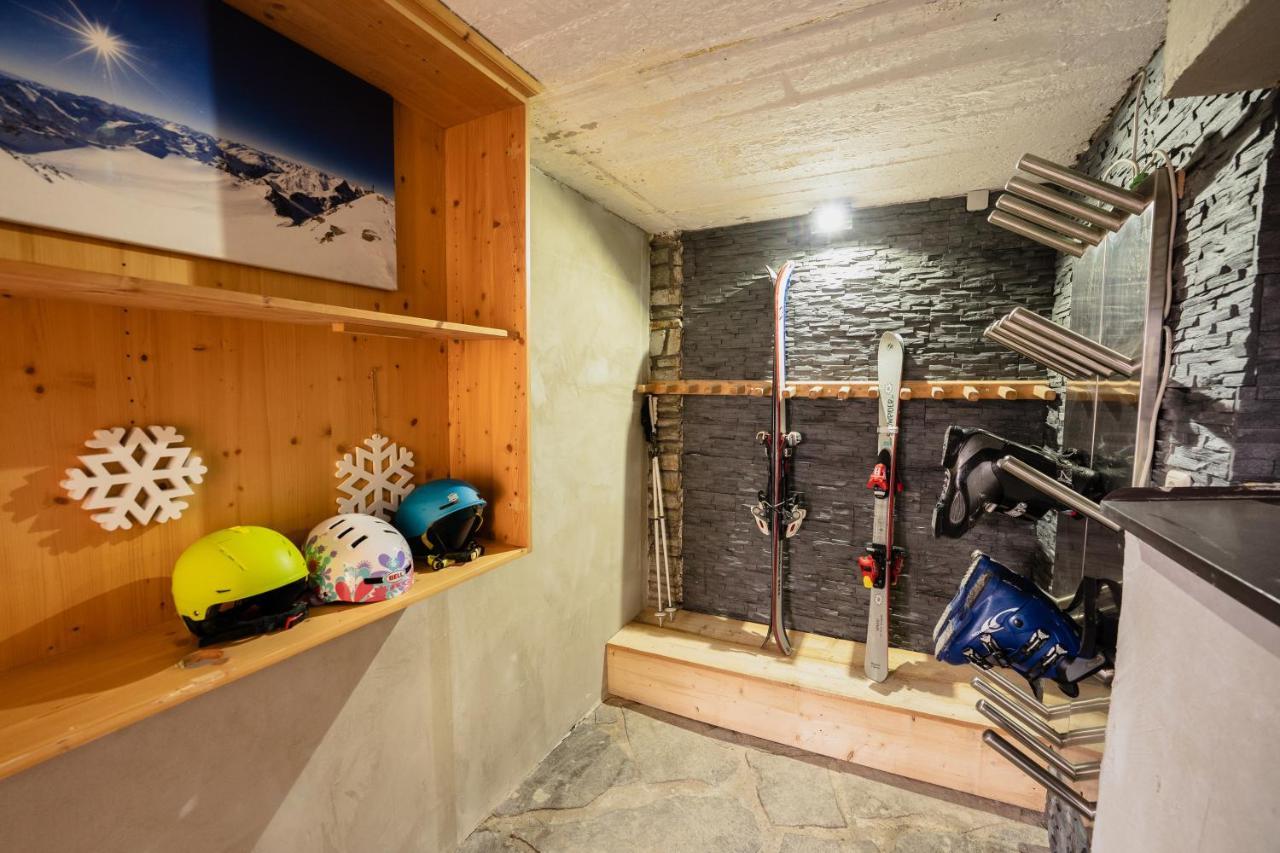 Panorama-Ferienhaus mit Sauna im Stubaital Mieders Bagian luar foto