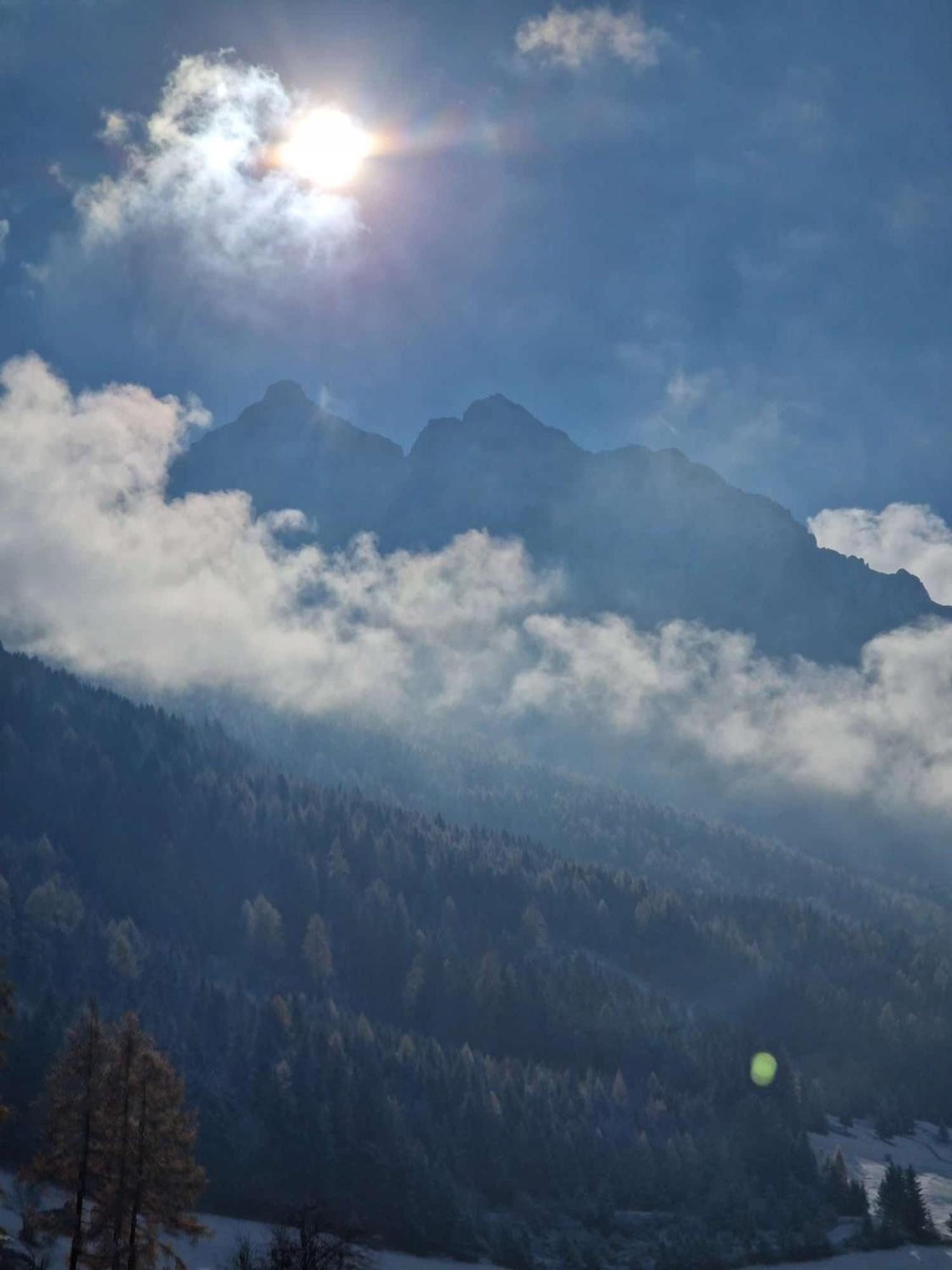 Panorama-Ferienhaus mit Sauna im Stubaital Mieders Bagian luar foto