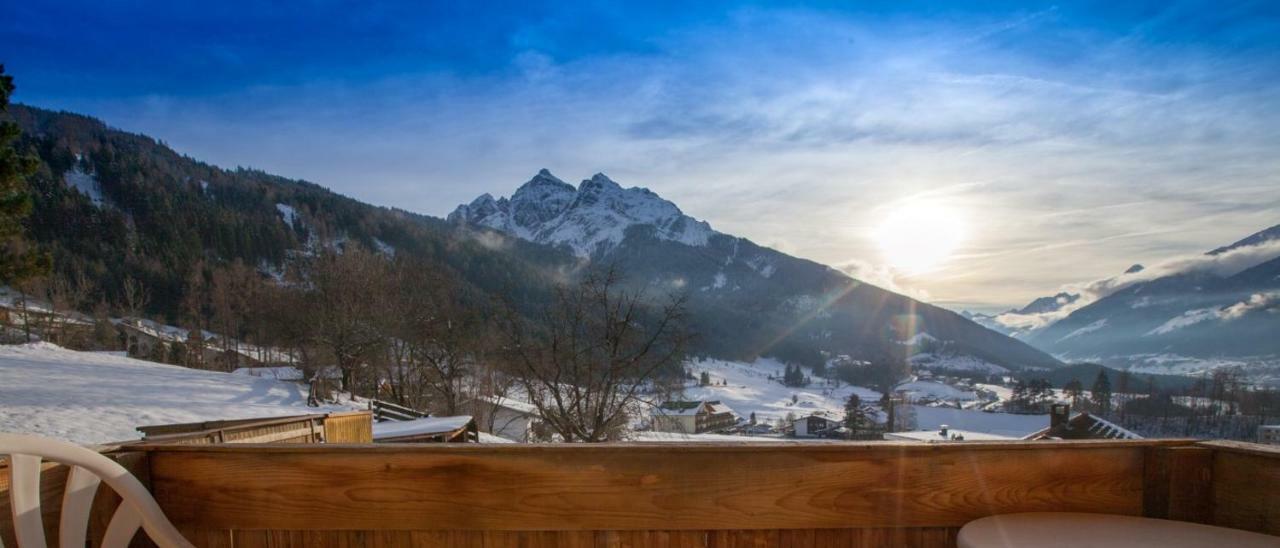 Panorama-Ferienhaus mit Sauna im Stubaital Mieders Bagian luar foto